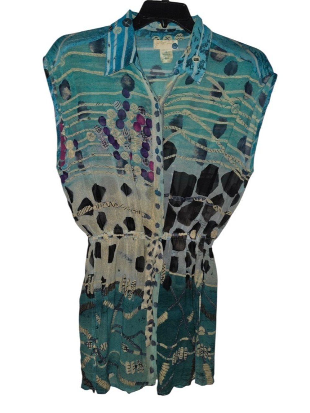 Gottex Sleeveless Swimsuit Cover Up Size Medium